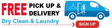pickup and delivery dry cleaning services