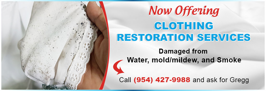 Now offering clothing restoration services