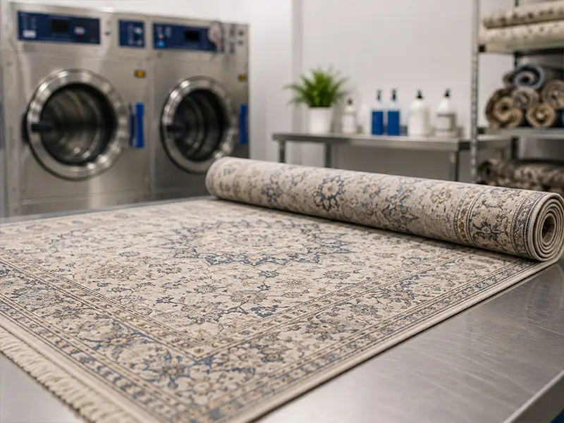 Professional area rug cleaning service