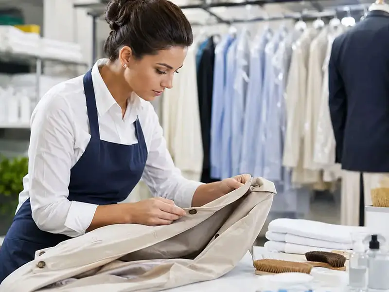 Clothing restoration service for smoke, water, and mold damage