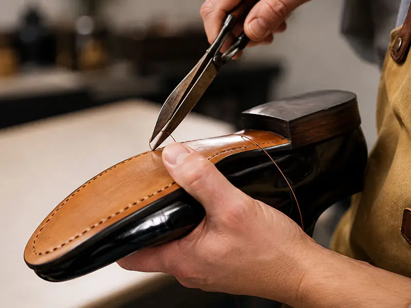 Shoe repair and leather goods restoration service